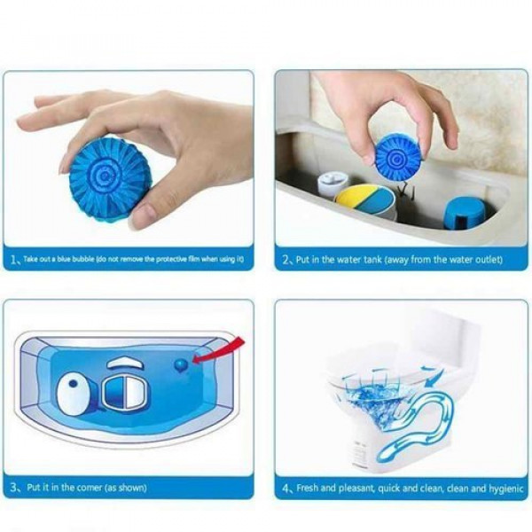১ প্যকেট( ১০ পিস) Toilet Bowl Cleaning Tablet