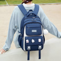 ( Blue ) Waterproof School Book Bag