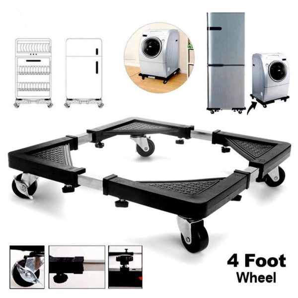 Washing Machine, Refrigerator, Fridge Stand Rack – Adjustable Size for Perfect Fit