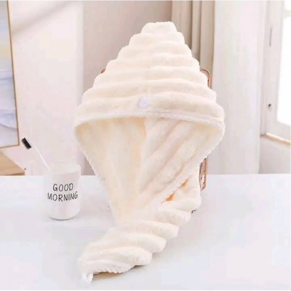 Microfiber Hair Towel (2 pcs )