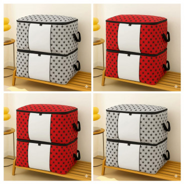 Star Printed New Storage Bag ( 5 Pcs Pack ) 