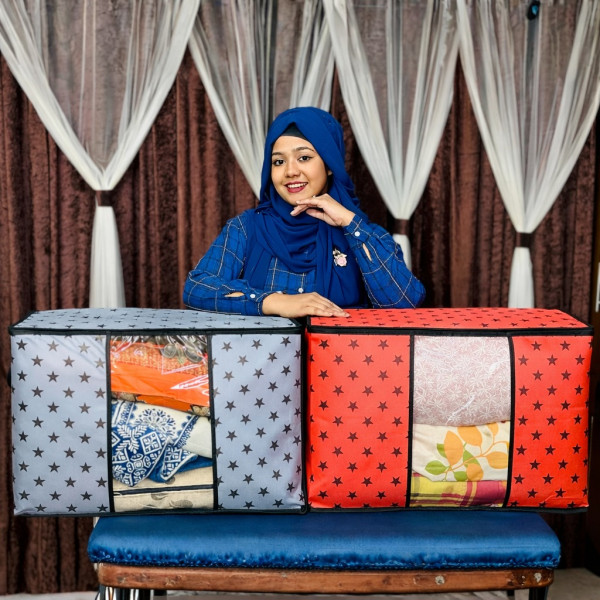 Star Printed New Storage Bag ( 5 Pcs Pack ) 