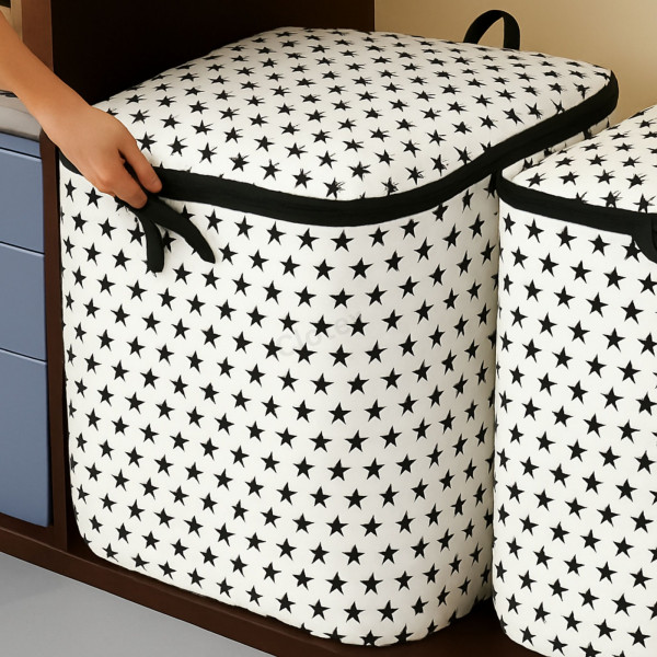 New Star Printed Quilt Storage Bag ( 4 Pies )