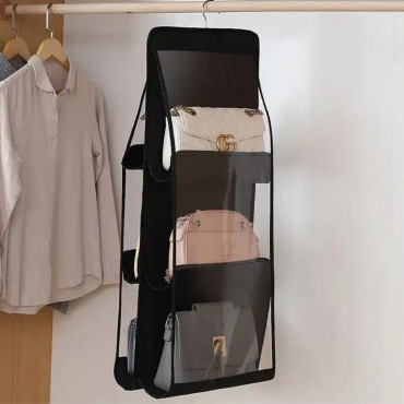 6 Pocket Bag organizer ( Black )