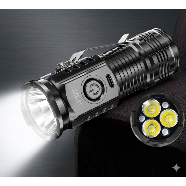 Mini LED Flash Light ( Plastic Body )