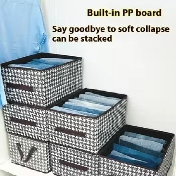 New Printed Cloth Storage Box ( 3 Pcs ) 