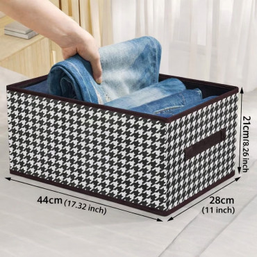   New Printed Cloth Storage Box ( 1 Pcs )