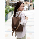 Women Large Capacity Outdoor Tote Bag ( Brown ) 
