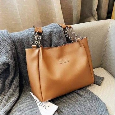 High Quality China Leather Bag ( Brown ) 