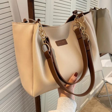 High Quality China Leather Bag ( Cream ) 