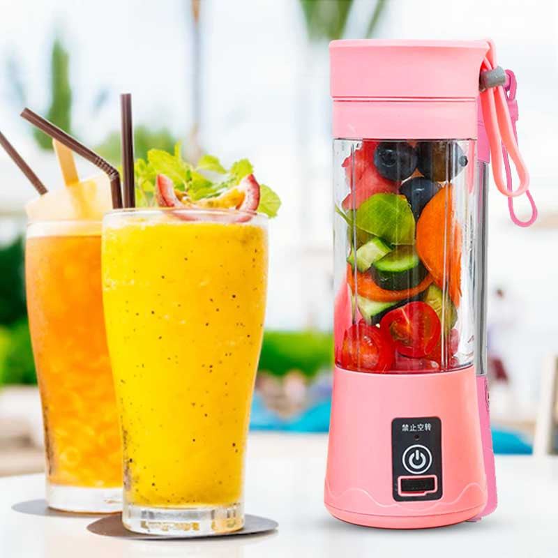 USB Rechargeable Portable Juicer ( Pink ) 
