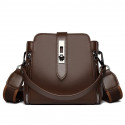 High-quality Messenger Bags For (Kangaroo 3) Women Luxury Crossbody Shoulder Bags Female (Coffee)