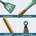 12 Pcs Complete Cooking Tool Set ( Pink Colour )