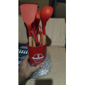 12 Pcs Complete Cooking Tool Set ( Red Colour )
