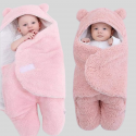 Baby Blanket (1 piece Pink + 1 piece Misty)