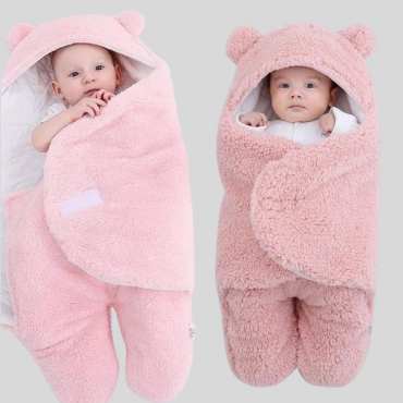 Baby Blanket (1 piece Pink + 1 piece Misty)