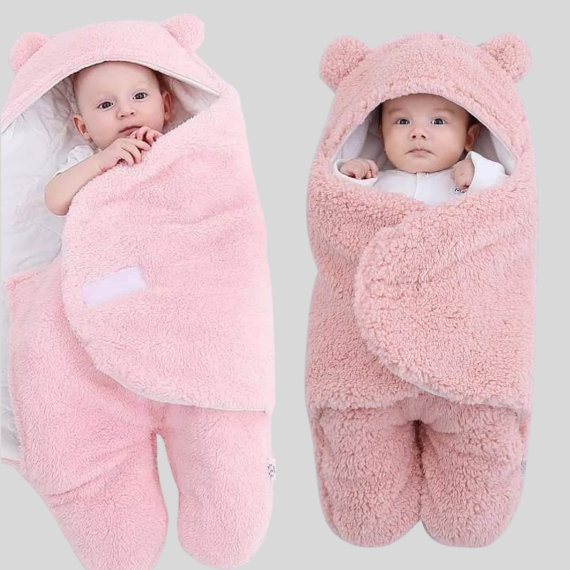 Baby Blanket (1 piece Pink + 1 piece Misty)