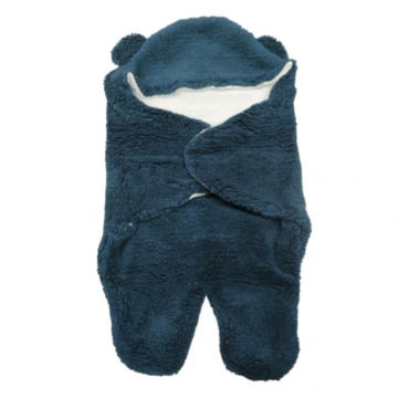 Baby Blanket (1 piece Black + 1 piece Misty)