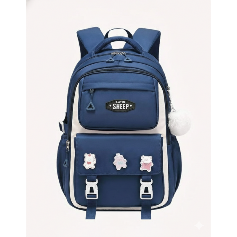 Premium Quality Primary School Book Bag ( Blue )