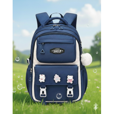 Premium Quality Primary School Book Bag ( Blue )