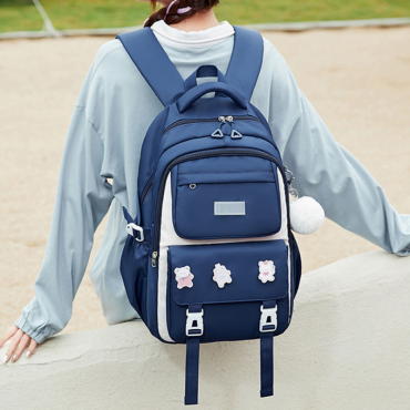Premium Quality Primary School Book Bag ( Blue )