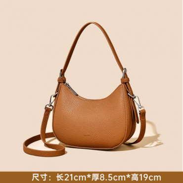 Trendy tote new style Women’s shoulder Bag (Brown)