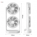 Rechargeable  Cooling Fan ( ৩৬০০mAh ব্যাটারি—টানা ৪ ঘণ্টা ব্যাকআপ )