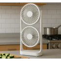 Rechargeable  Cooling Fan ( ৩৬০০mAh ব্যাটারি—টানা ৪ ঘণ্টা ব্যাকআপ )