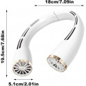 ( ১ পিস ) Stylish Wearable Neck Fan ( 2000mAh ব্যাটারি—টানা ৪/৫ ঘণ্টা ব্যাকআপ )