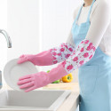 (১ জোড়া) Long Silicon Hand Gloves ( Origina china ) 