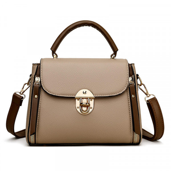 High Quality Kangaroo 2 Handbag-( Cream )