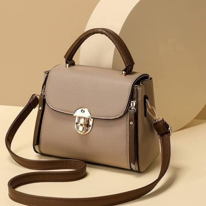 High Quality Kangaroo 2 Handbag-( Cream )