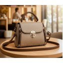 High Quality Kangaroo 2  Handbag-( Cream )