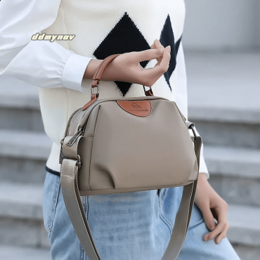 Retro Design New Ladies Portable Bag (Grey)