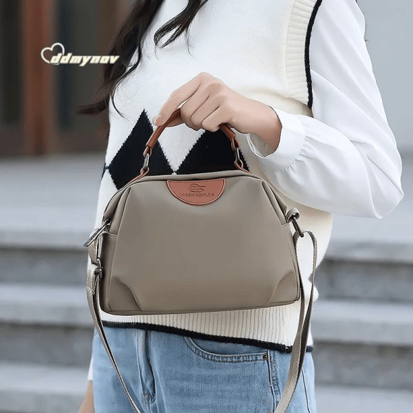 Retro Design New Ladies Portable Bag (Grey)