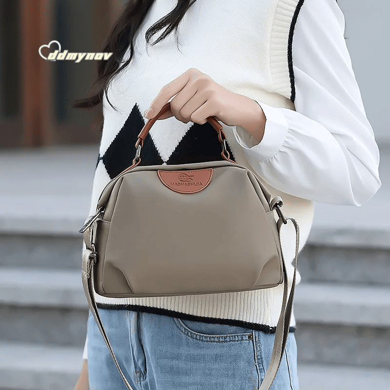 Retro Design New Ladies Portable Bag (Grey)