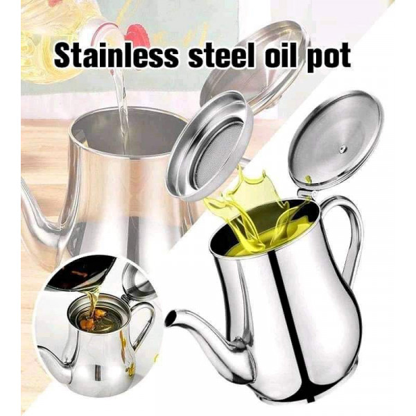 750 ML Stainless Steel Oil Pot Multipurpose