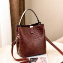 Crocodile Hands Bag(Broun)