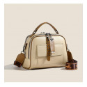 Genuine Soft Leather Handbag(off white)