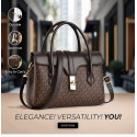 MK Design Luxury Women’s Handbags (Coffee)