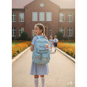 কোরিয়ান স্টাইল স্কুল ব্যাগ School Bag (Sky Blue)