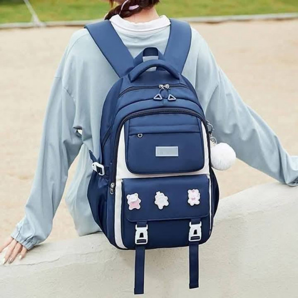 Waterproof School Bag(Blue)