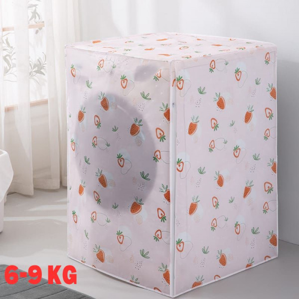 Washing Machine Cover Strawberry Print (১২ থেকে ১৬ কেজি)