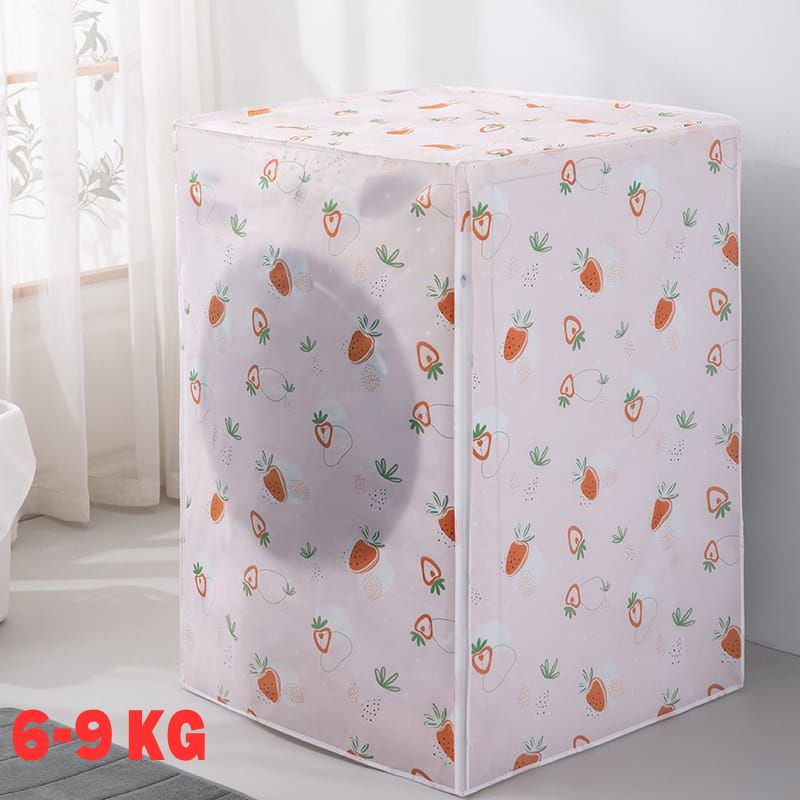 Washing Machine Cover Strawberry Print (৬ থেকে ৮ কেজি)
