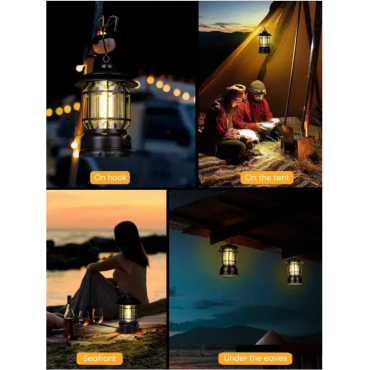 Electric Rechargeable Haricane Lamp(৩ টা কালারের যে কোনো ১ টা পাবেন)