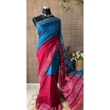 সিল্ক বাটিক শাড়ি