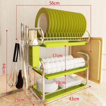 3-tier dish drying r...