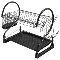 Two-tier dish rack...