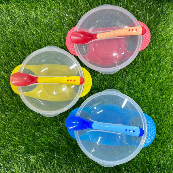 FEEDING BOWL WITH SENSITIVE SPOON