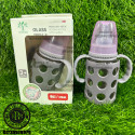GLASS FEEDING BOTTLE WITH HANDLE 